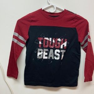 Red Black long sleeve shirt